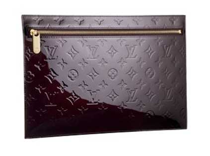1:1 Copy Louis Vuitton Monogram Vernis Pershing GM Wallet M91434 Replica